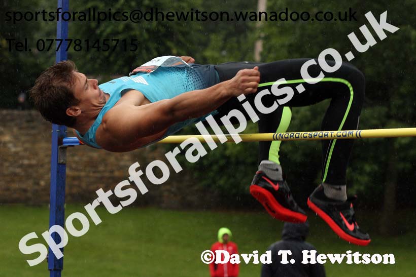 Senior mens high jump, EAP International Combined Events, Hexham Northumberland. Photo: David T. Hewitson/Sports for All Pics